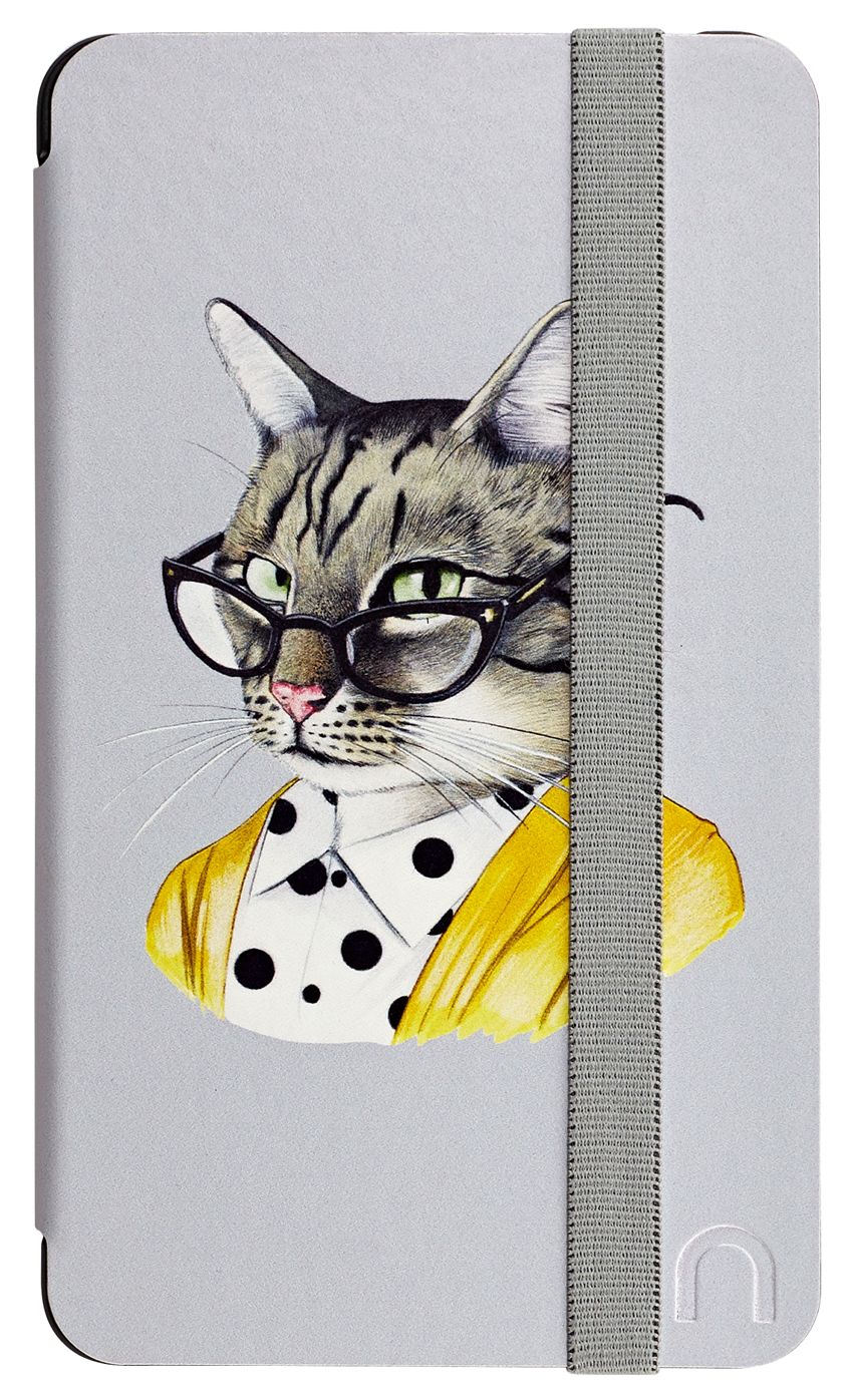 Nook Tablet Cover Cat with Glasses
