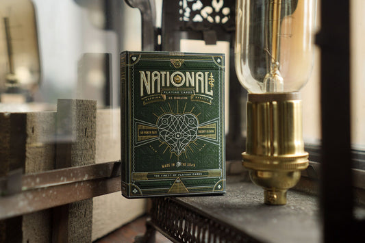Green National Playing Cards