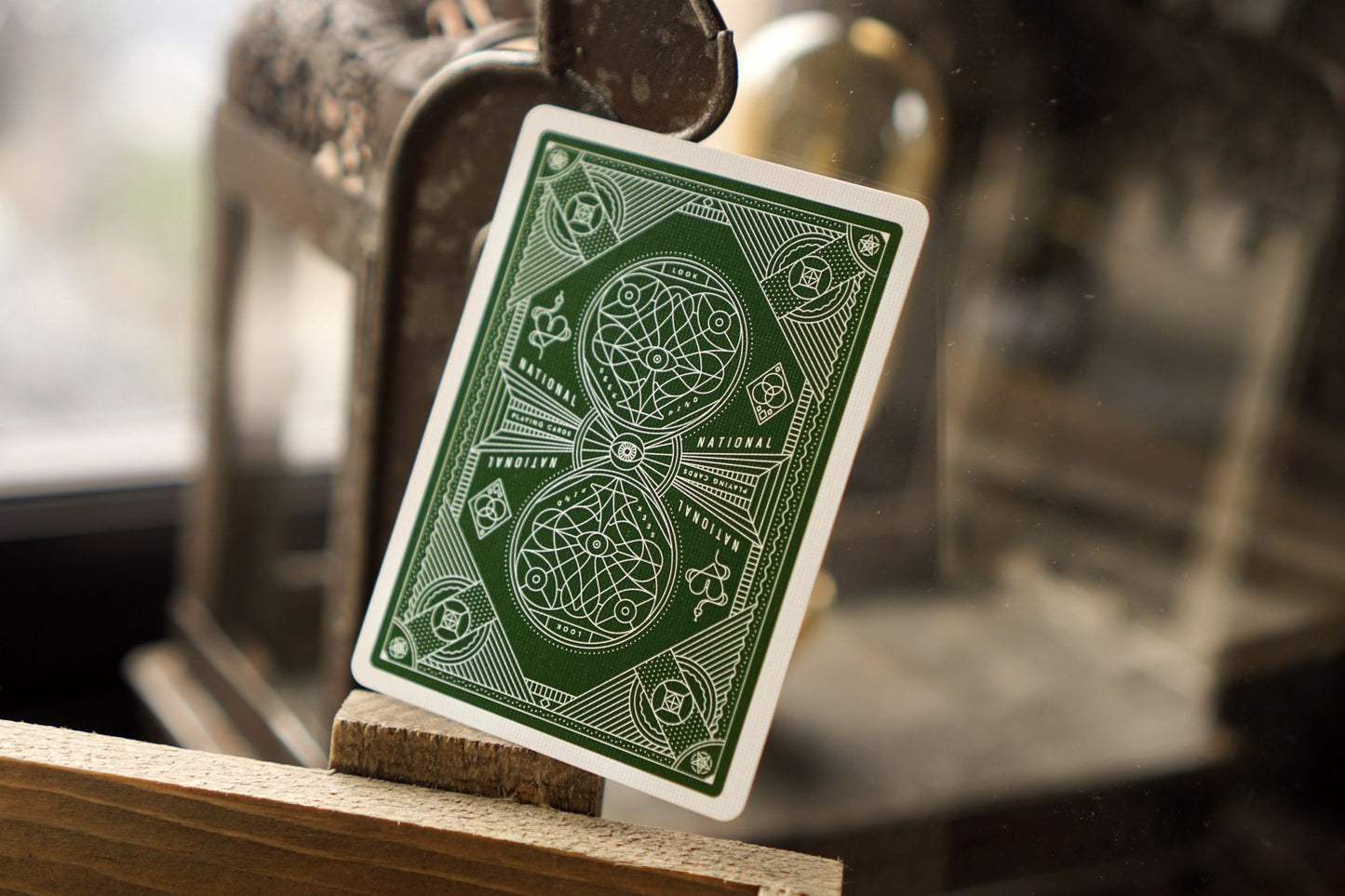 Green National Playing Cards