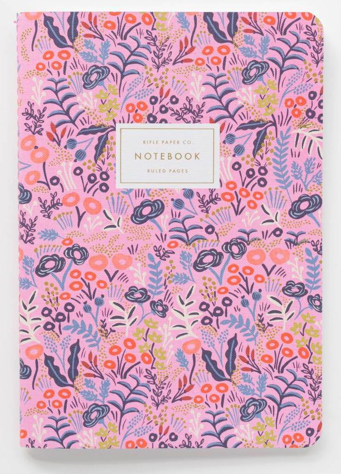 Tapestry Stitched Notebook Assorted Set- Set of 3, 6x8.5