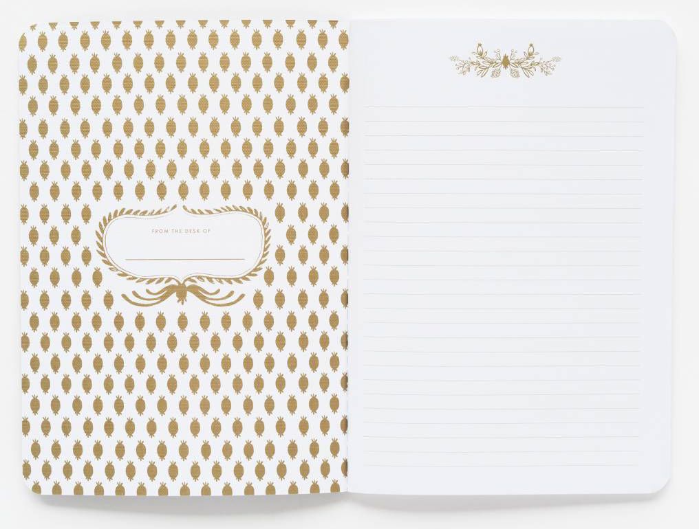 Tapestry Stitched Notebook Assorted Set- Set of 3, 6x8.5