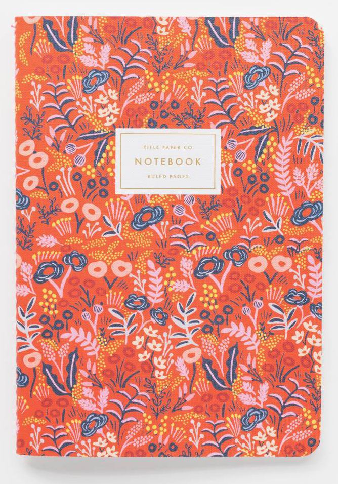 Tapestry Stitched Notebook Assorted Set- Set of 3, 6x8.5
