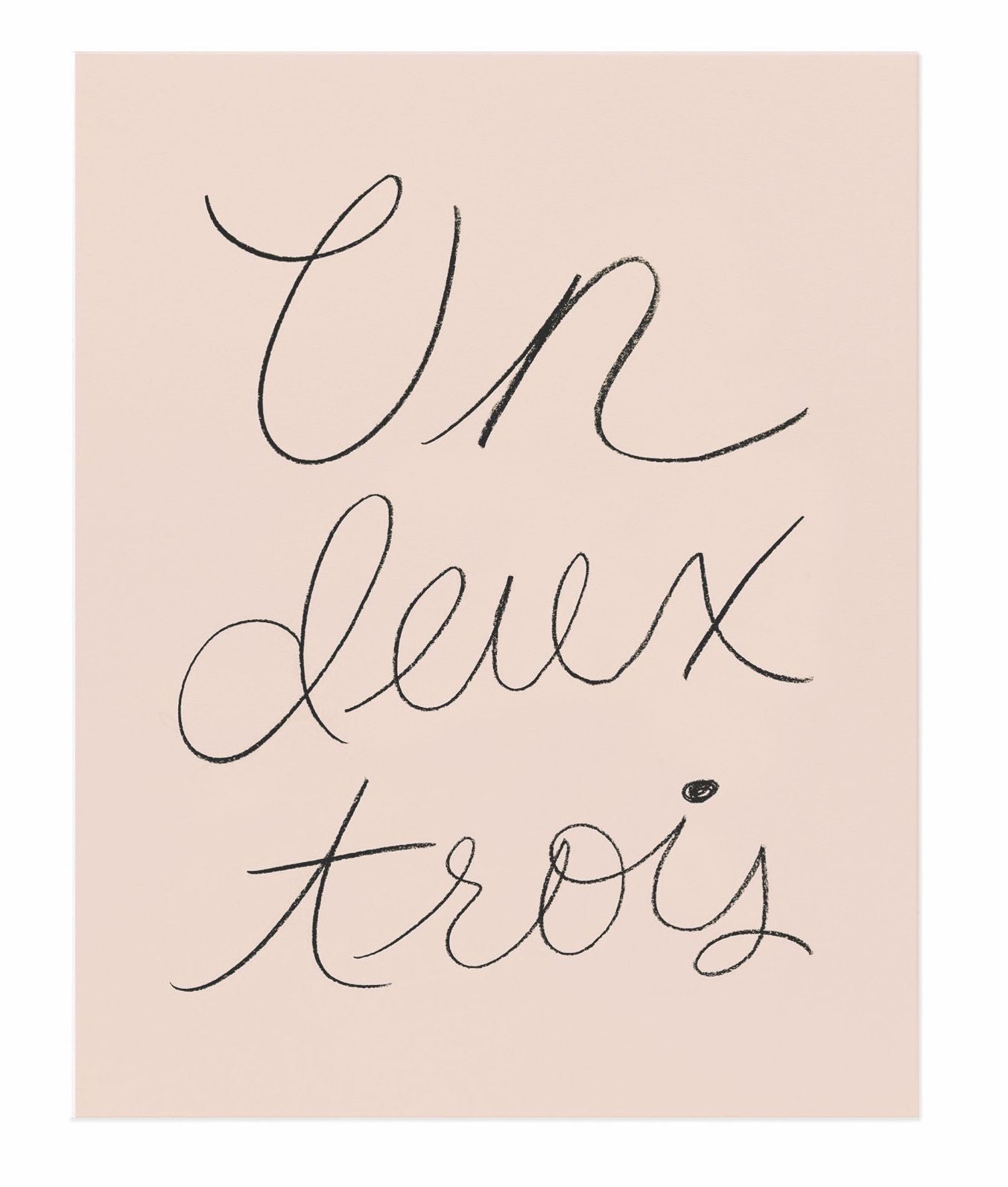 Un Deux Trois Print 8x10