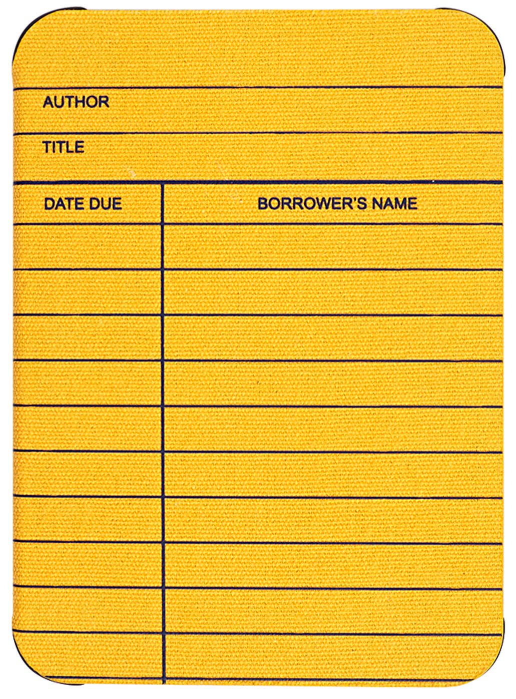 Glowlight 3 Book Cover Library Card