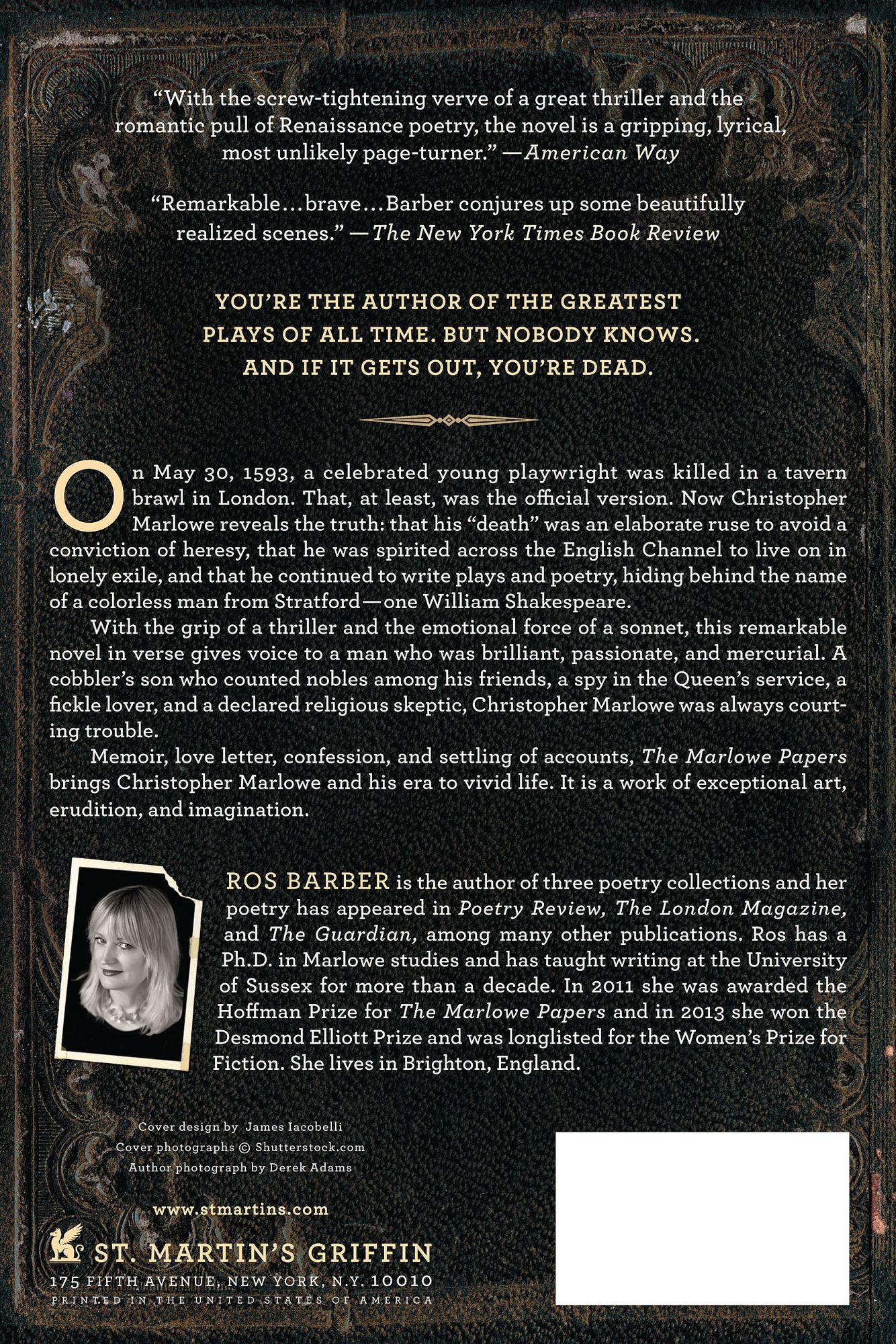 The Marlowe Papers: A Novel