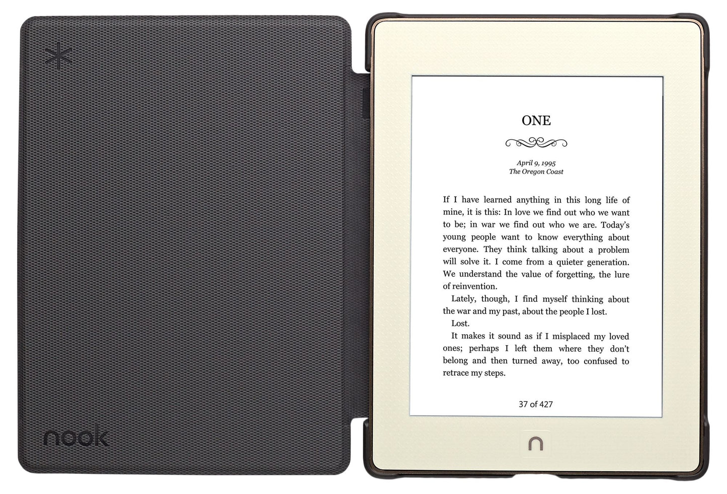 Glowlight Plus Book Cover in Tangerine
