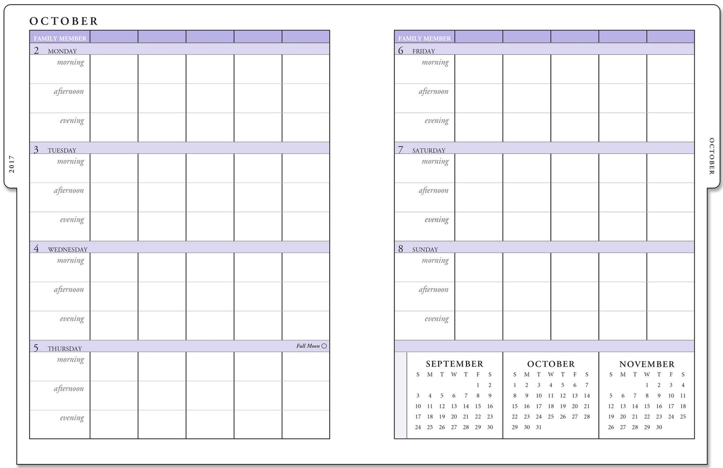 2018 Weekly Desk Mom's Hydrangeas Engagement Calendar