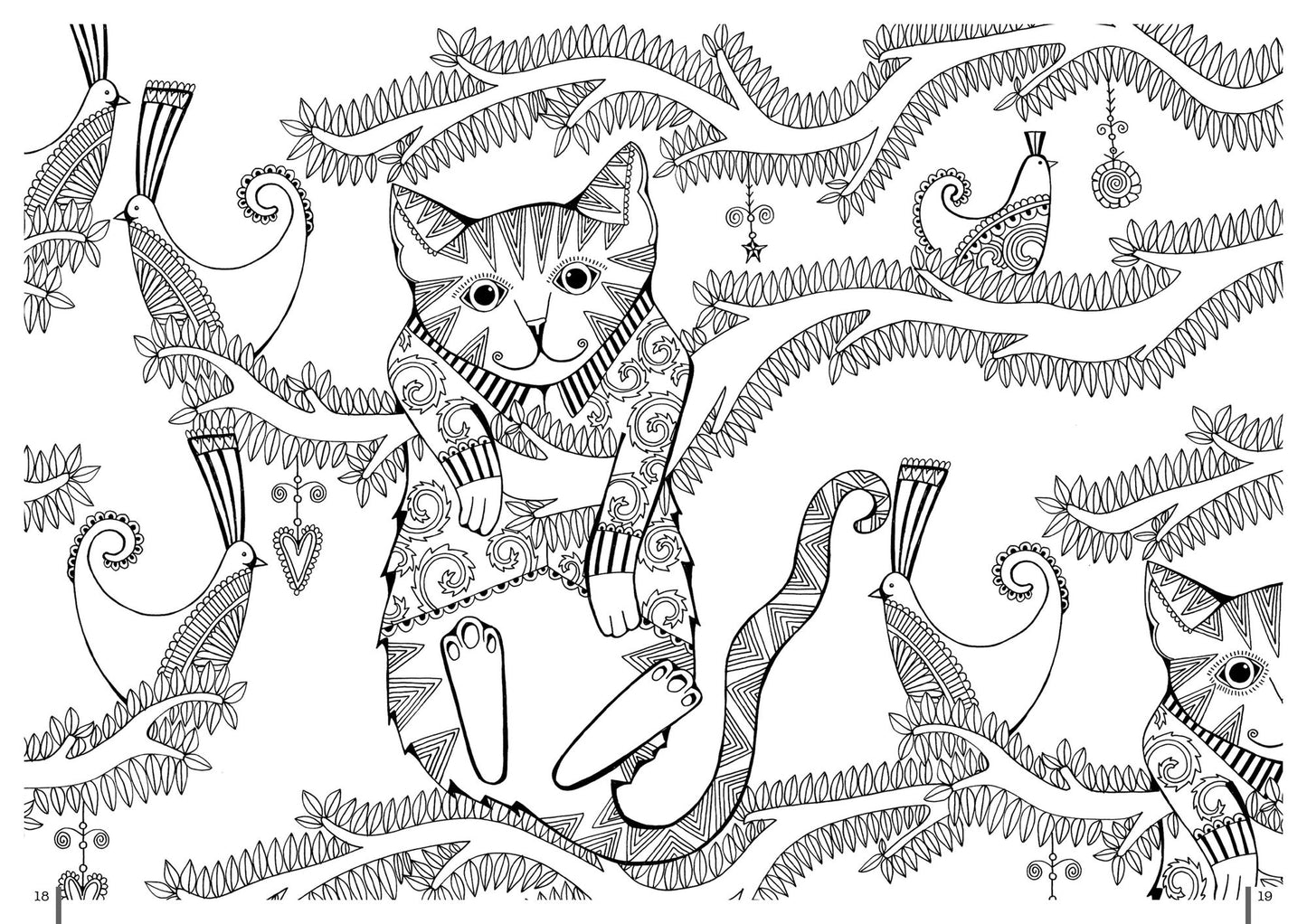 Coloring in 3D Cats