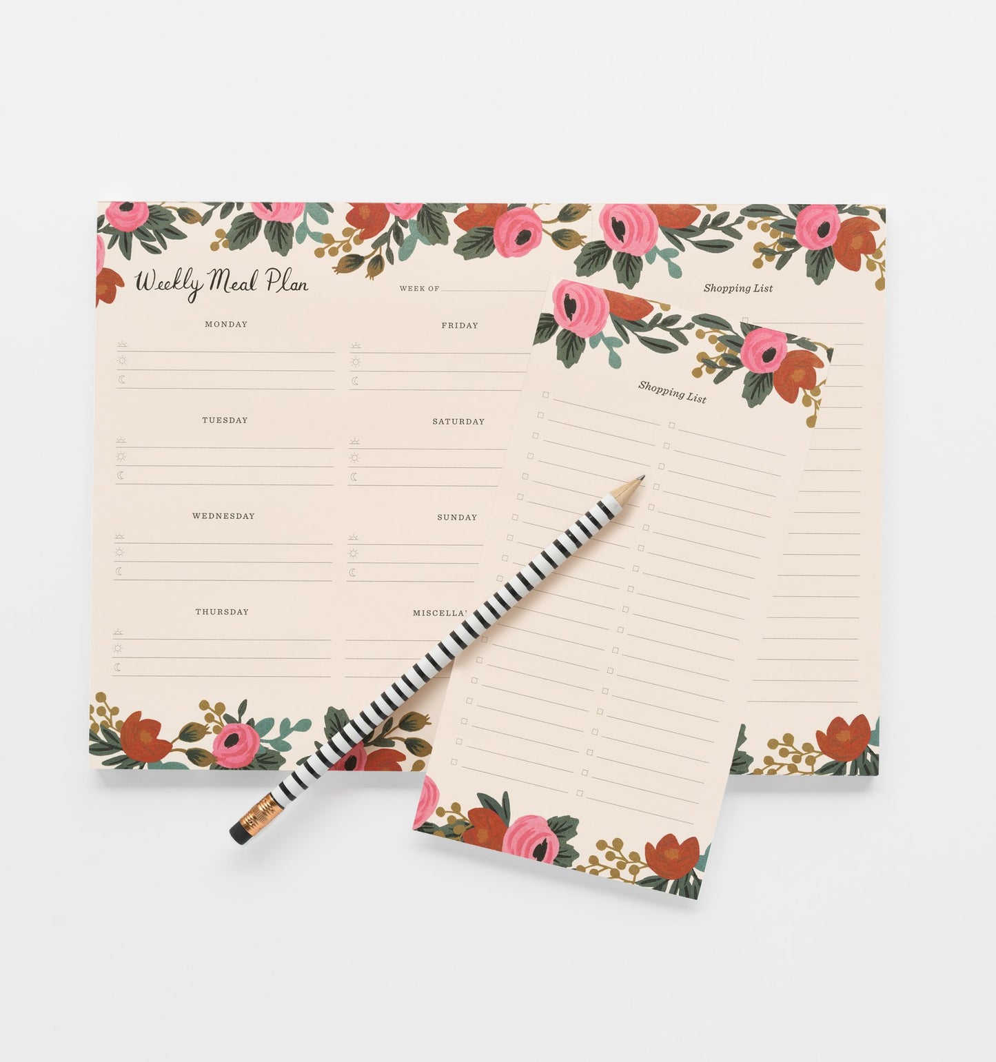 Rosa Weekly Meal Planner Notepad