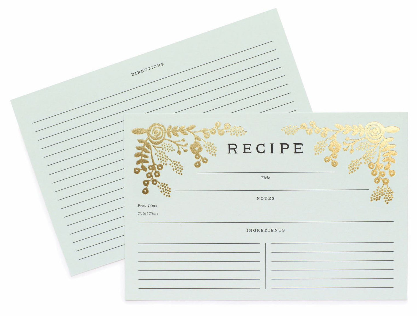 Golden Garden Recipe Cards