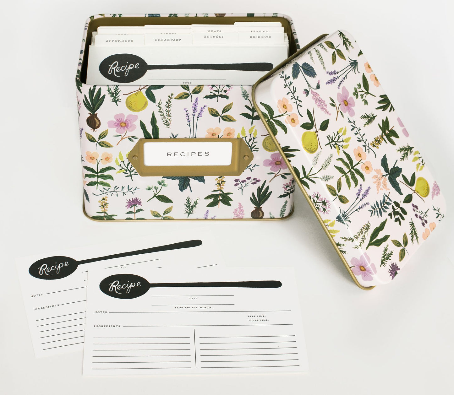 Herb Garden Recipe Tin