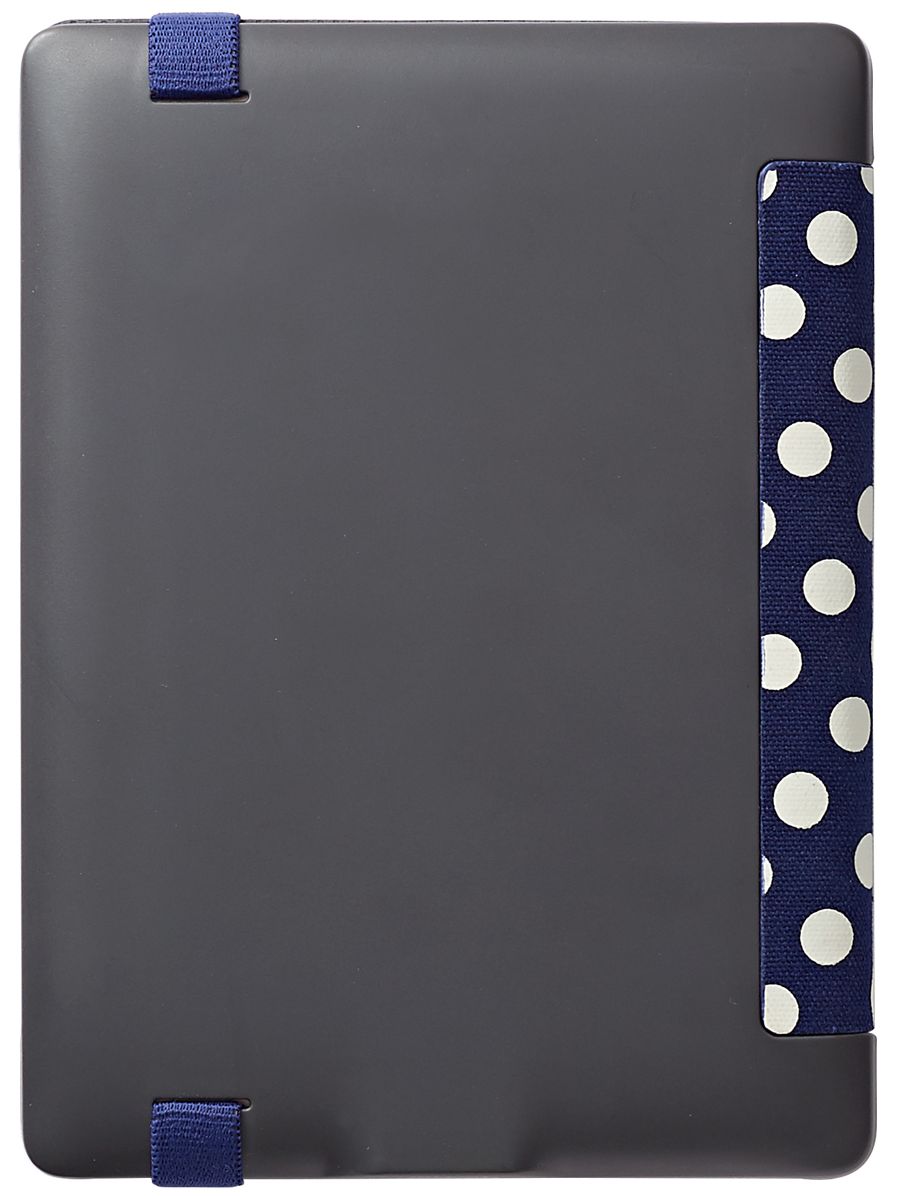 Glowlight Plus Book Cover - Navy Dots in Canvas