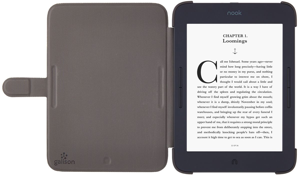 NOOK GlowLight Plus Cover in Vibrant Meadow Yellow
