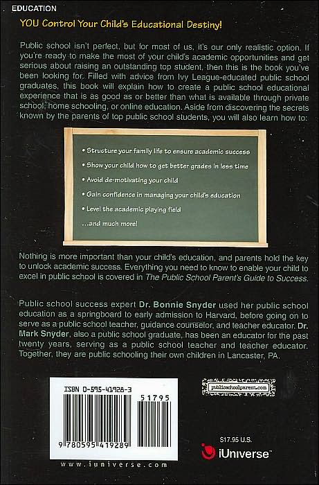 The Public School Parent's Guide To Success