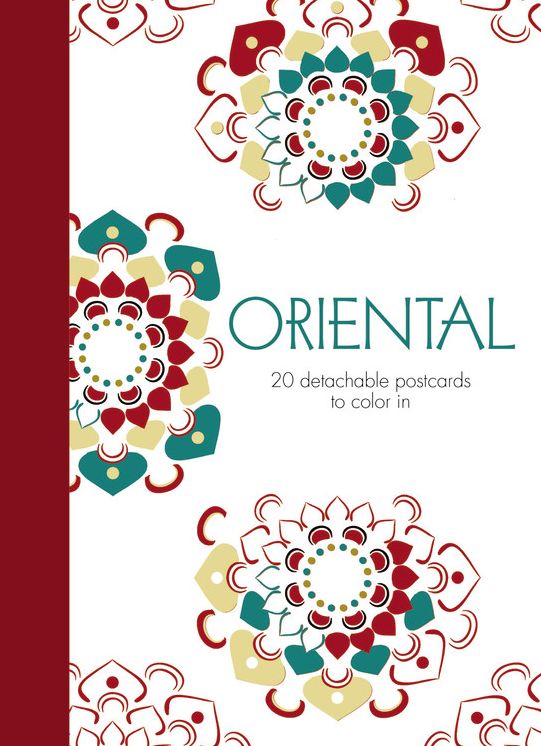 Oriental: 20 detachable postcards to color in