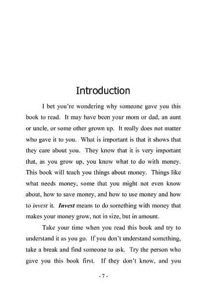 GROW MONEY - A Kid's Guide to Saving and Investing