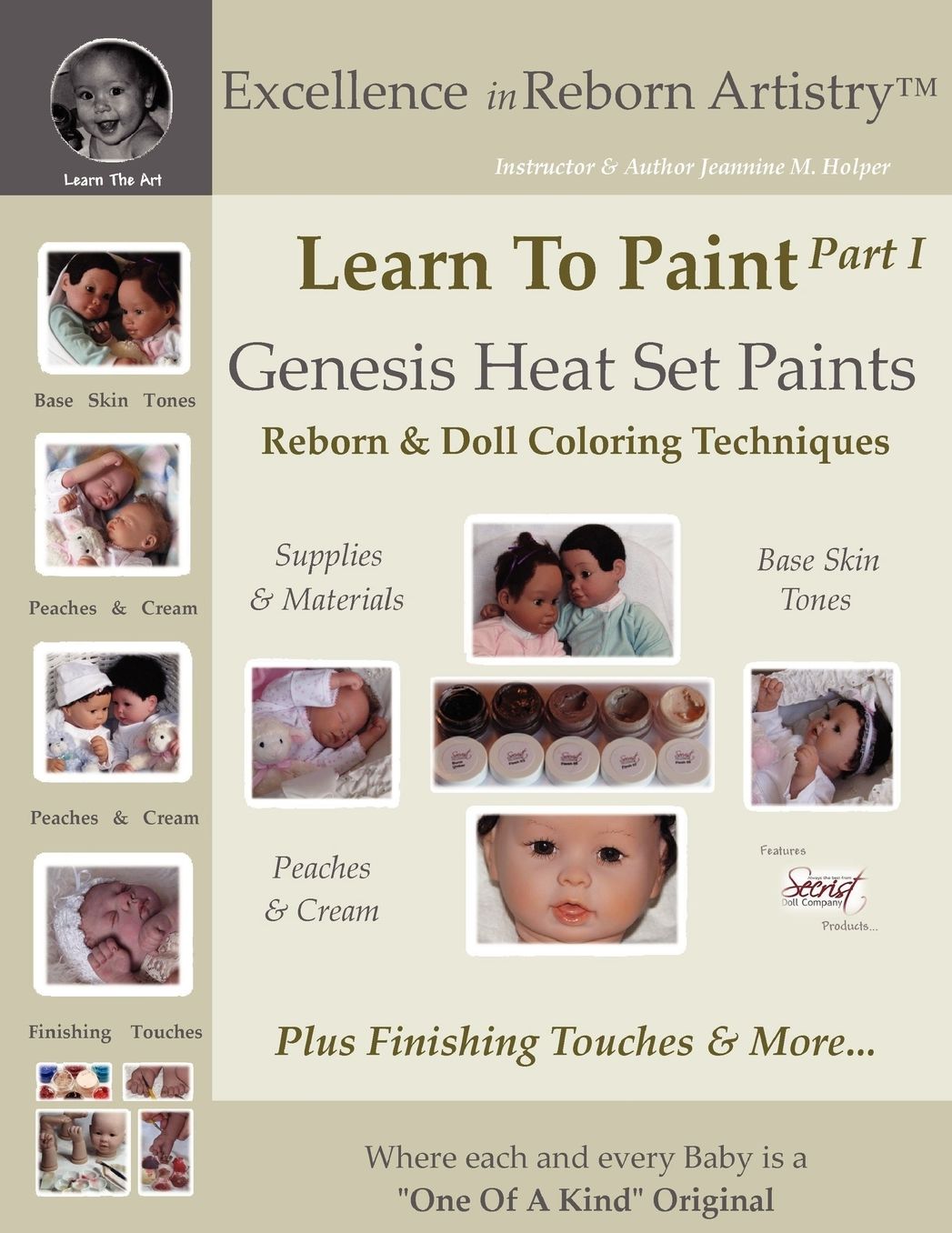 Learn To Paint Part 1: Genesis Heat Set Paints Coloring Techniques - Peaches & Cream Reborns & Doll Making Kits - Excellence in Reborn ArtistryT Serie