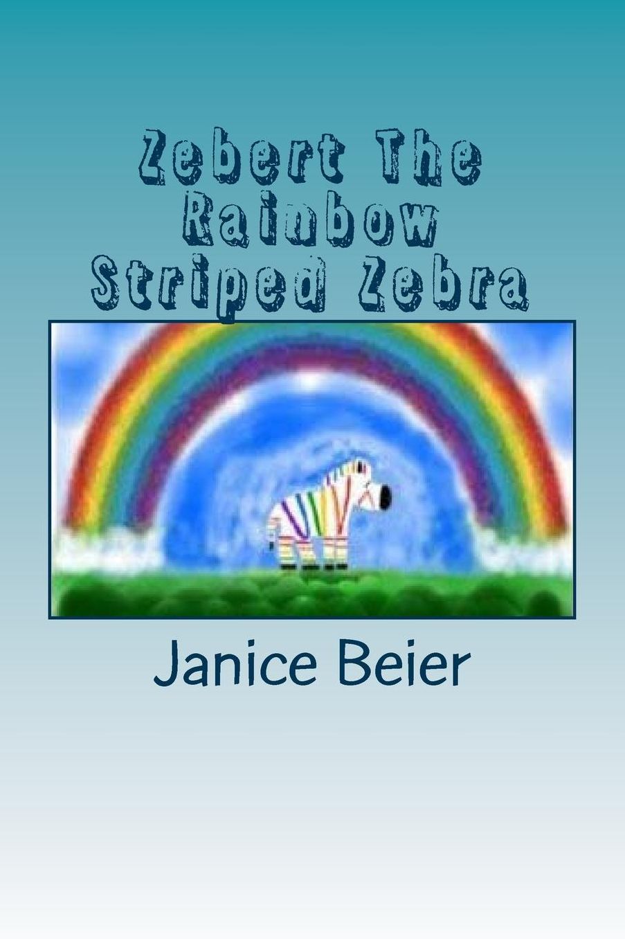 Zebert The Rainbow Striped Zebra