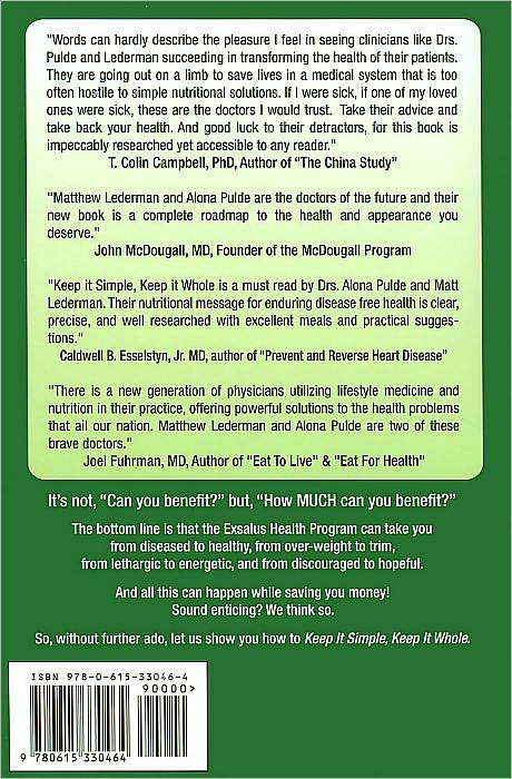 Keep It Simple, Keep It Whole: Your Guide to Optimum Health