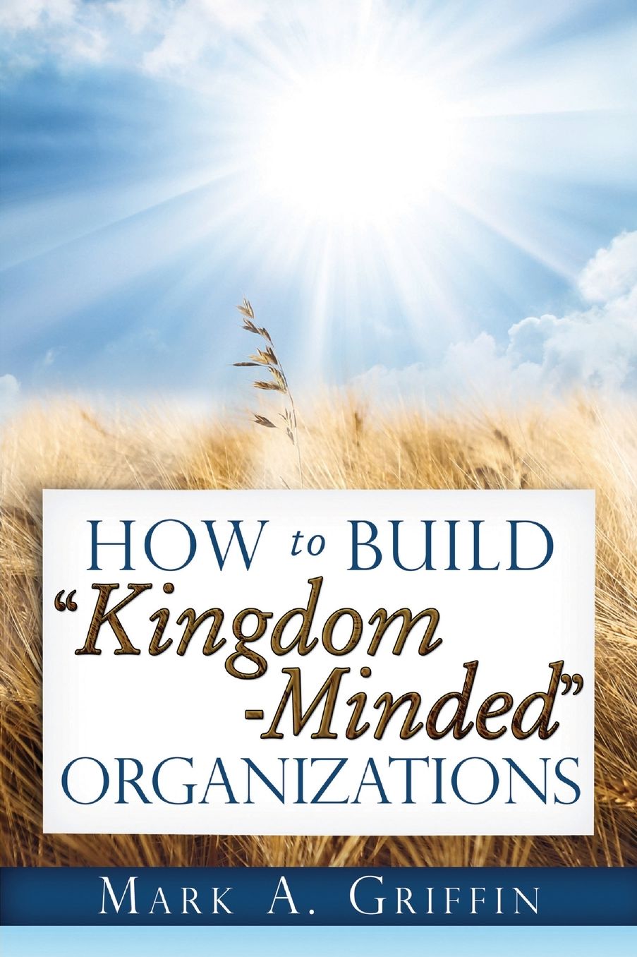 How to Build Kingdom Minded Organizations: Good News for Tumultuous Times: Giving Your Employees a Hope and a Future in This Upside Down World.