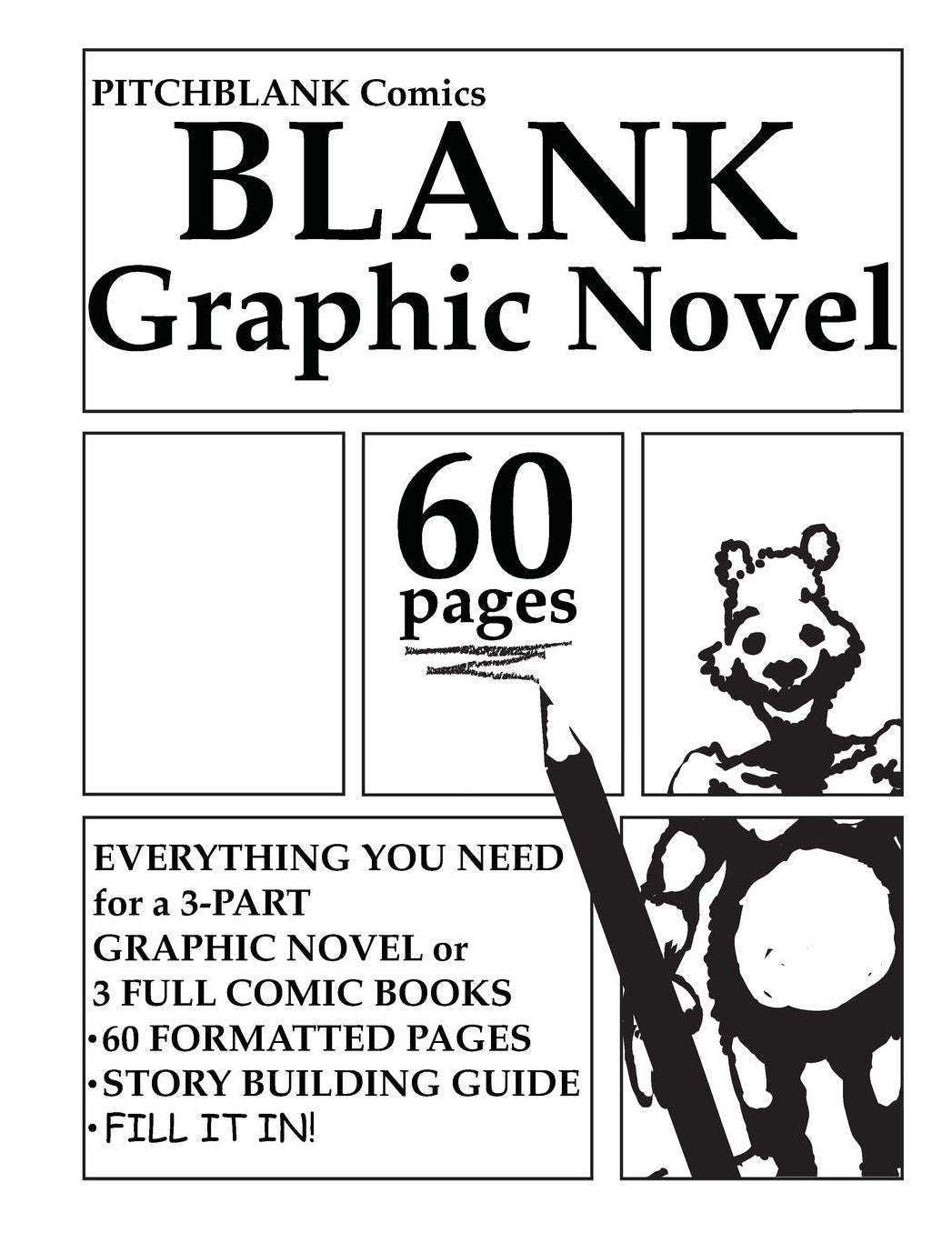 Blank Graphic Novel: 60 Formatted Pages Plus Guide