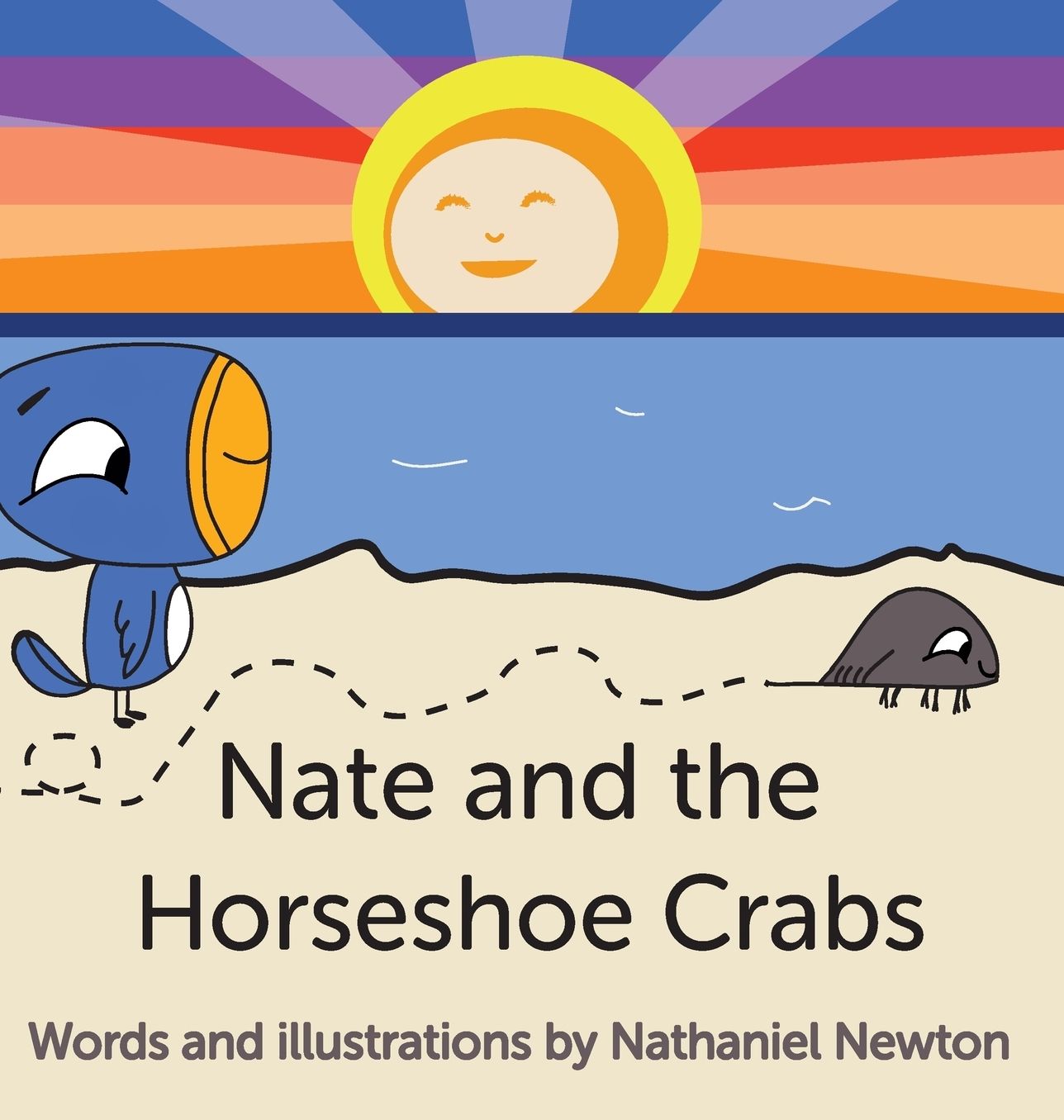 Nate and the horseshoe crabs