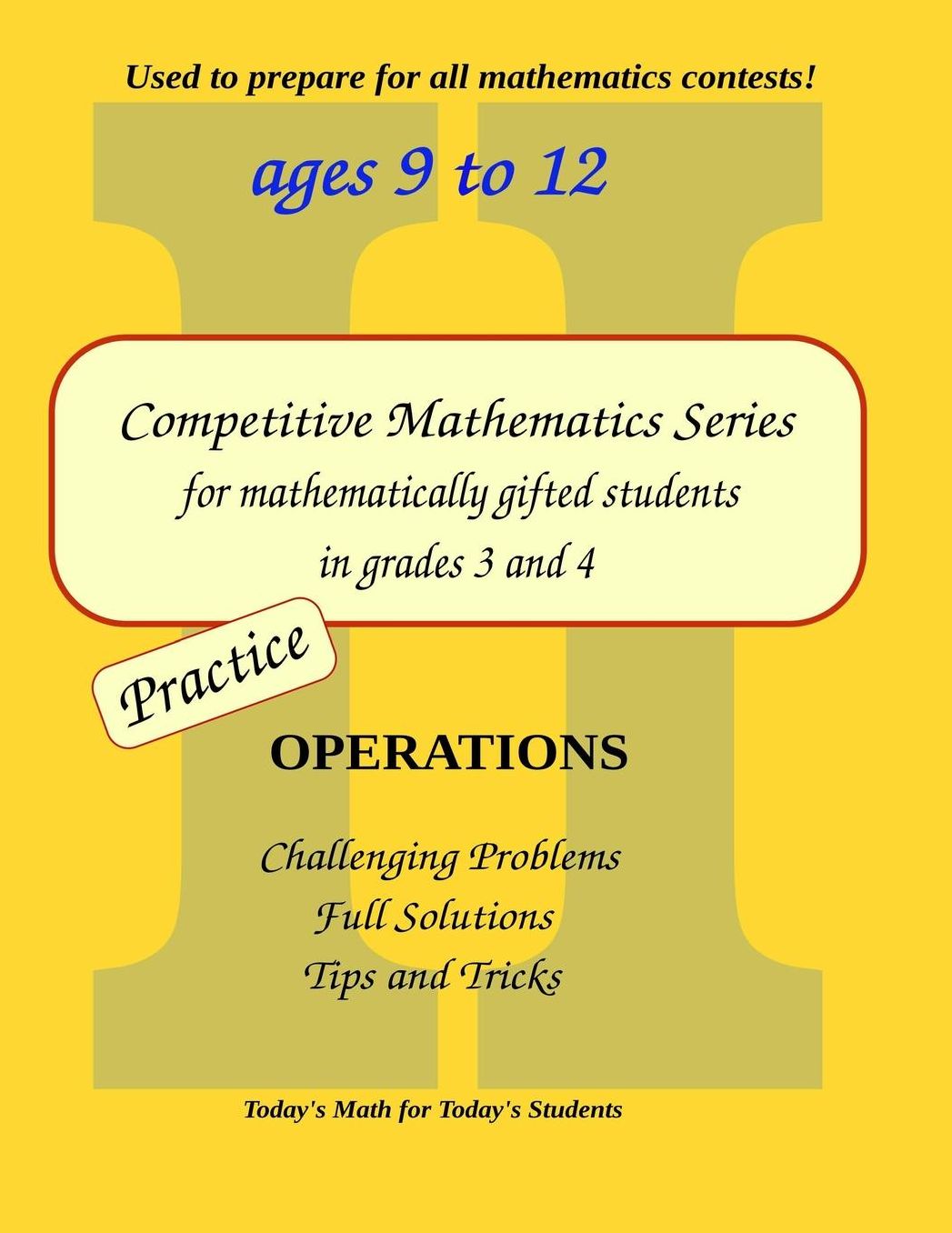 Practice Operations: Level 2 (ages 9 to 11)