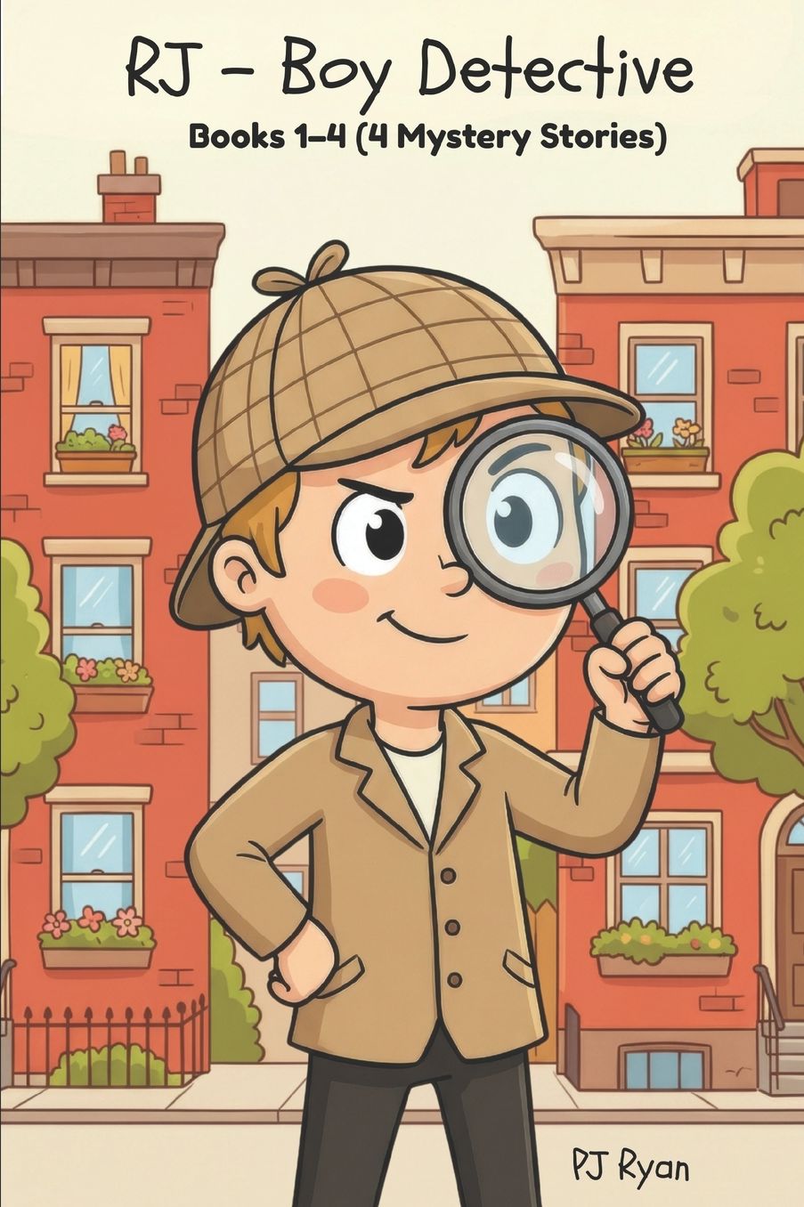 RJ - Boy Detective Books 1-4: Fun Short Story Mysteries for Children Ages 9-12 (The Mysterious Crate, Vampire Hunting, Alien Goo!, Mystery Poo!)