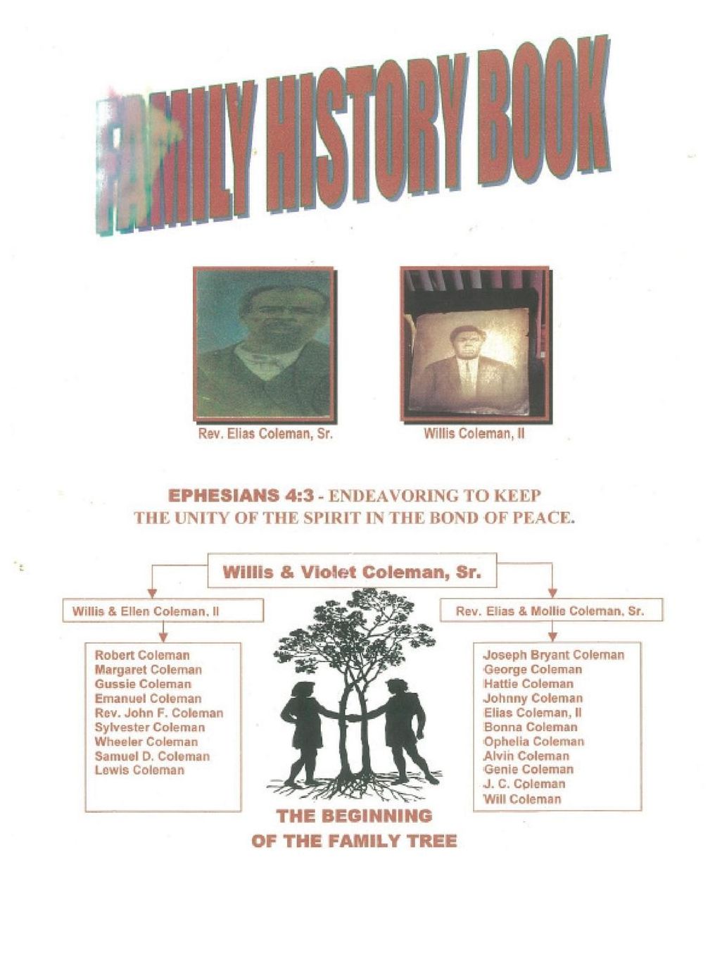 Berry/Coleman Family Book