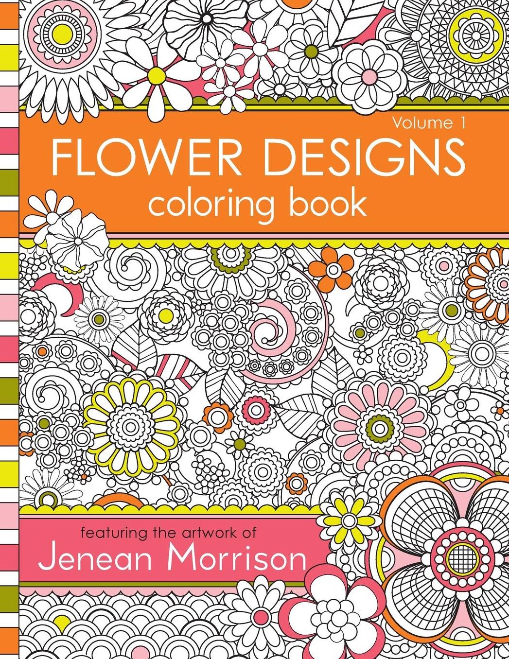 Flower Designs Coloring Book