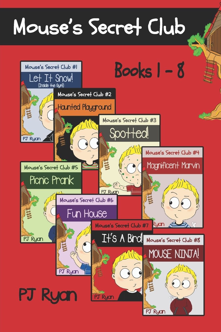 Mouse's Secret Club Books 1-8: Fun Short Stories for Kids Who Like Mysteries and Pranks