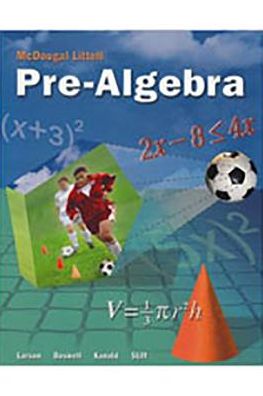 McDougal Littell Pre-Algebra: Student Edition 2005