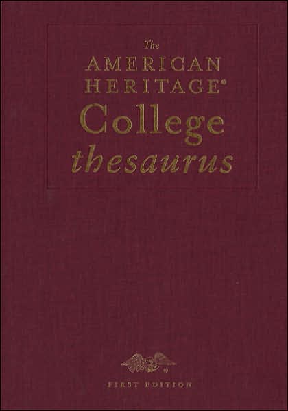 The American Heritage College Thesaurus, Deluxe Edition