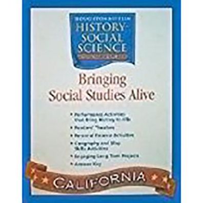 Houghton Mifflin Social Studies California: Bringing Ss Alive Lvl 4