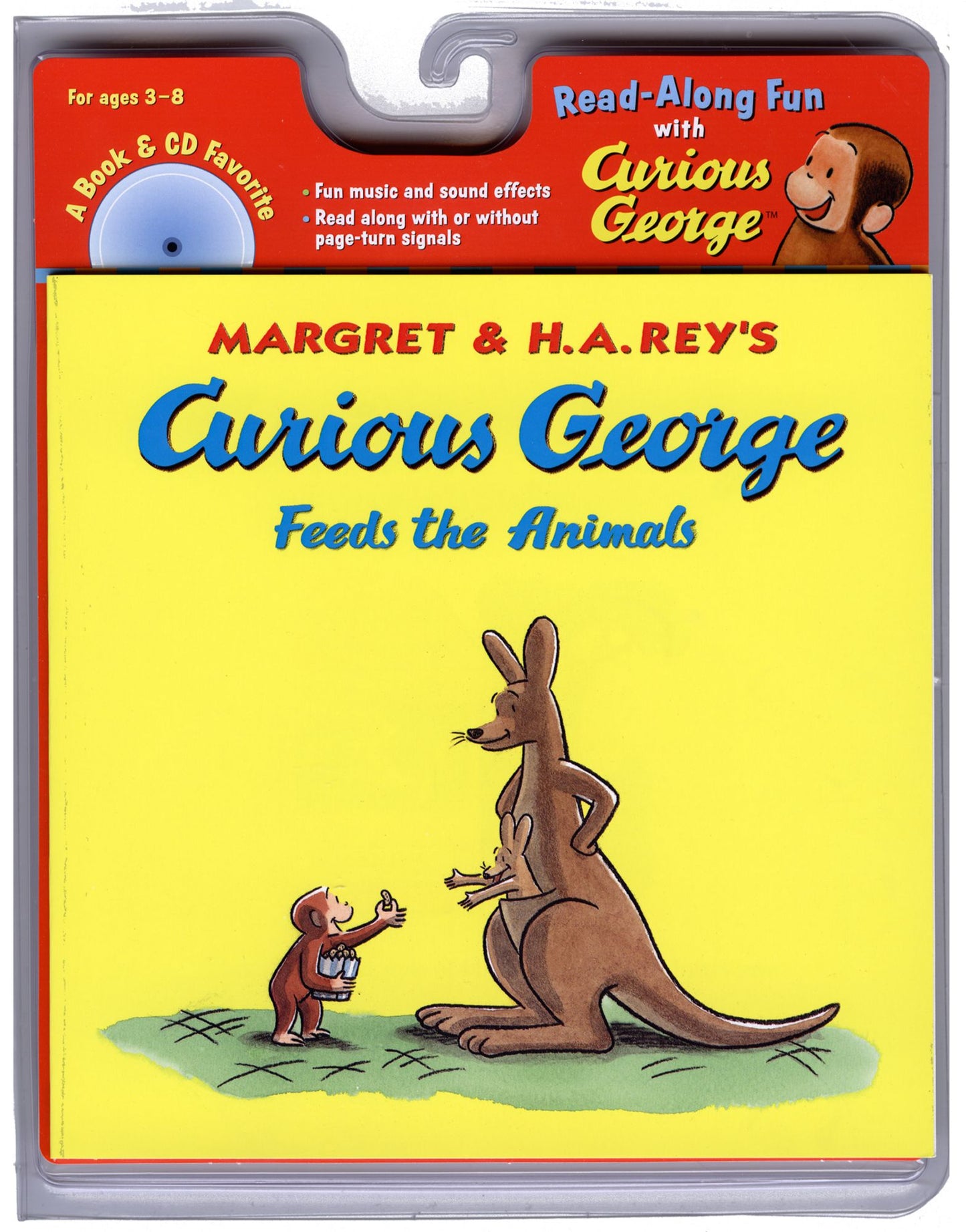 Curious George Feeds the Animals Book & CD