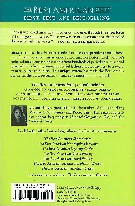 The Best American Essays 2006