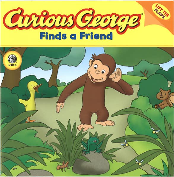 Curious George Finds a Friend (CGTV Lift-the-Flap 8x8)