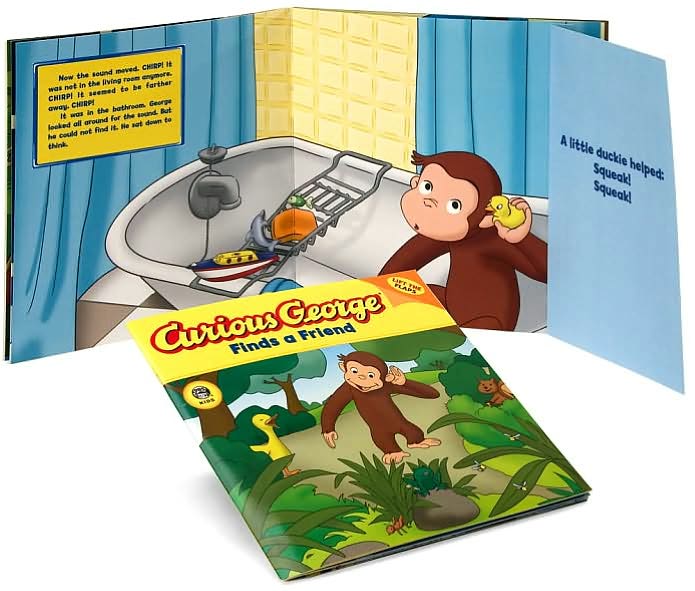 Curious George Finds a Friend (CGTV Lift-the-Flap 8x8)