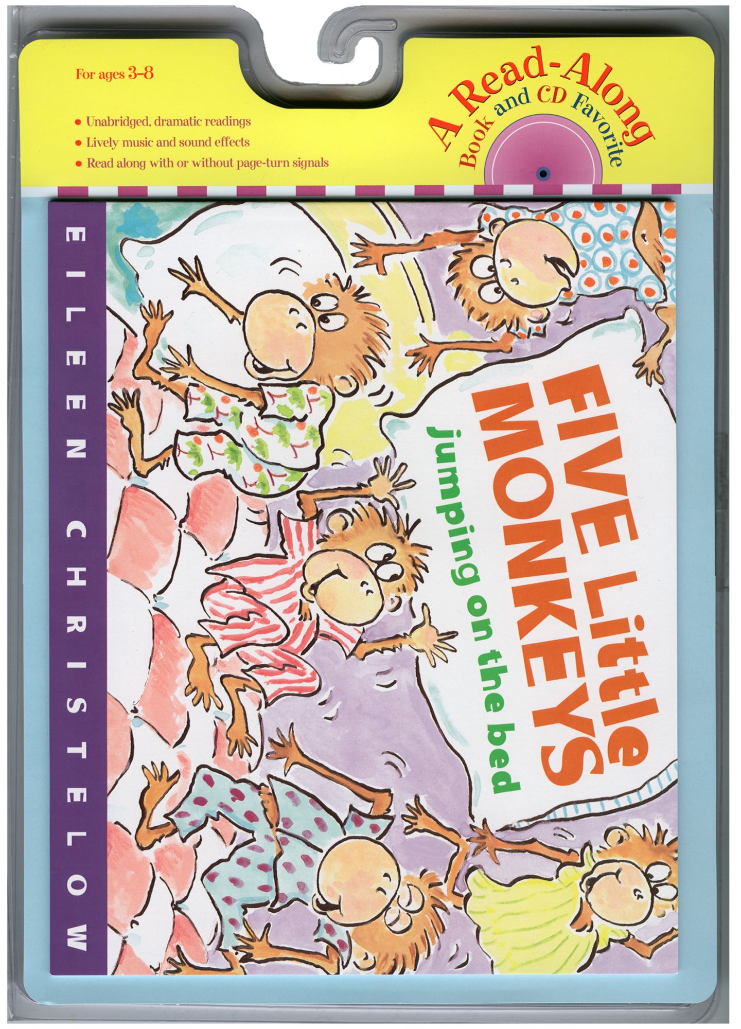 Five Little Monkeys Jumping on the Bed Book and CD