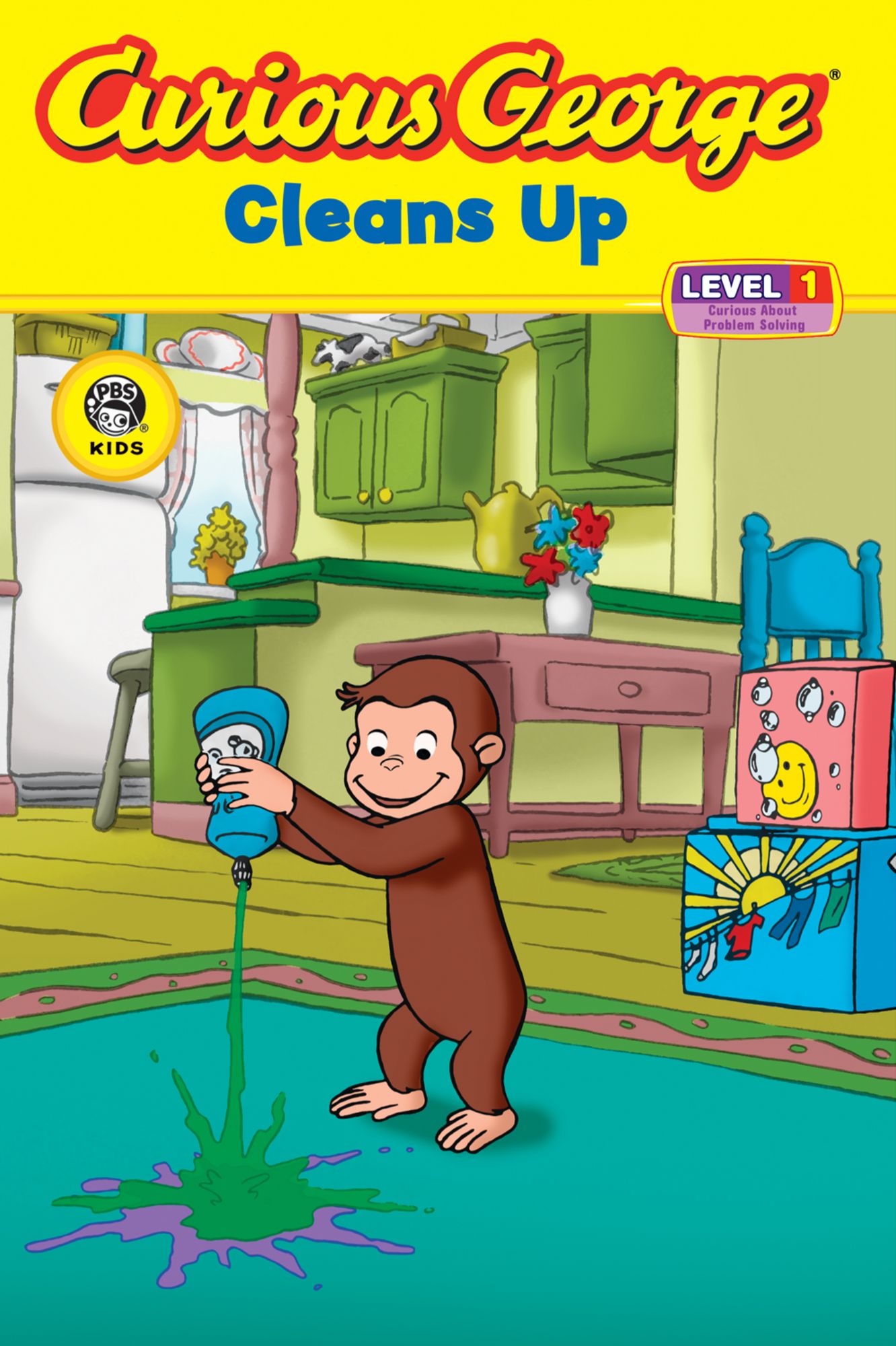 Curious George Cleans Up (CGTV Reader)