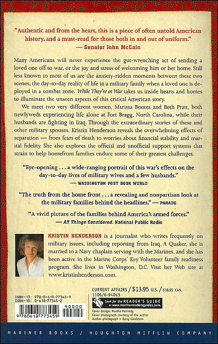 While They're At War: The True Story of American Families on the Homefront