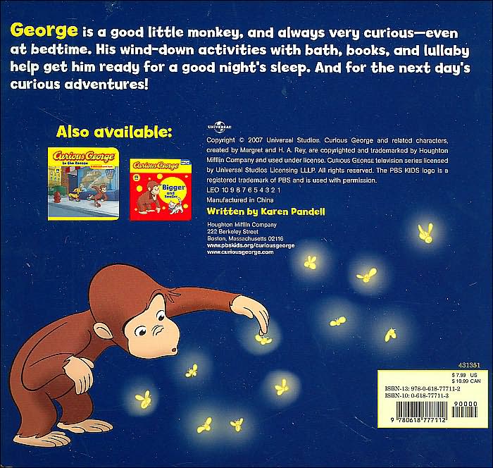 Curious George Good Night Book (CGTV Tabbed Board Book)