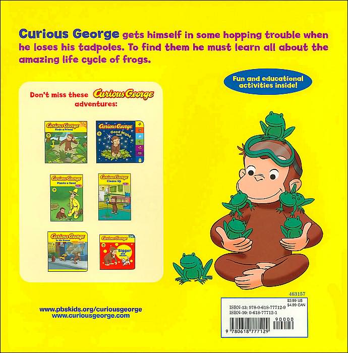 Curious George: Tadpole Trouble (Curious George Curious About Living Things Series)