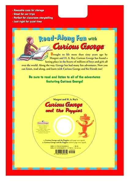Curious George and the Puppies Book & CD