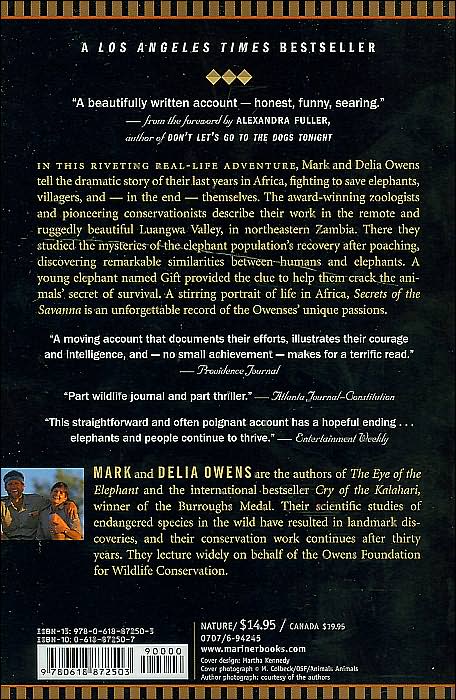 Secrets of the Savanna: Twenty-three Years in the African Wilderness Unraveling the Mysteries of Elephants and People