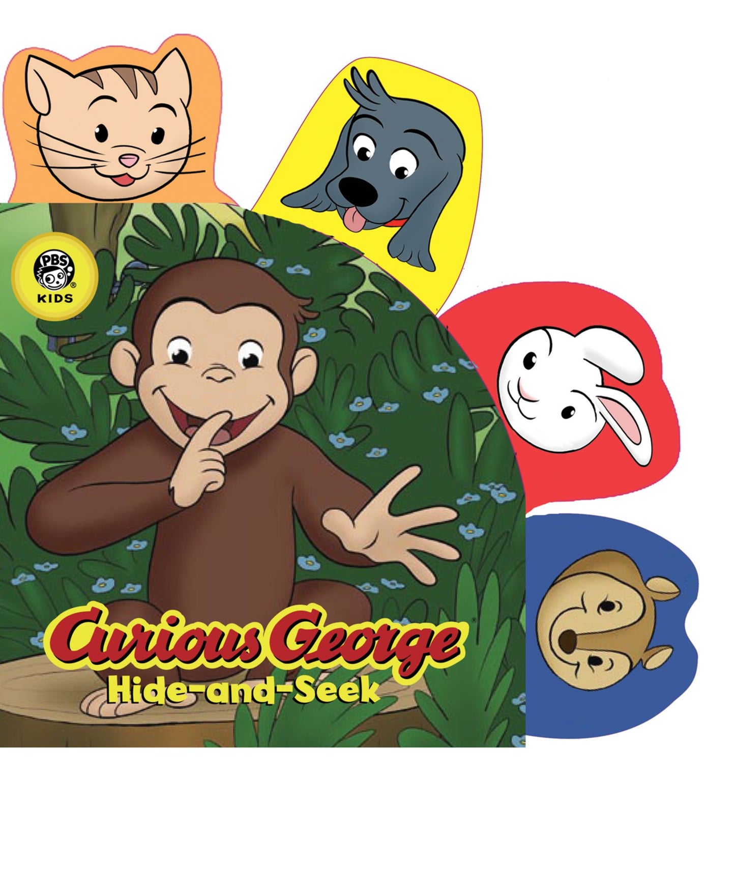 Curious George Hide-and-Seek (CGTV Tabbed Board Book)