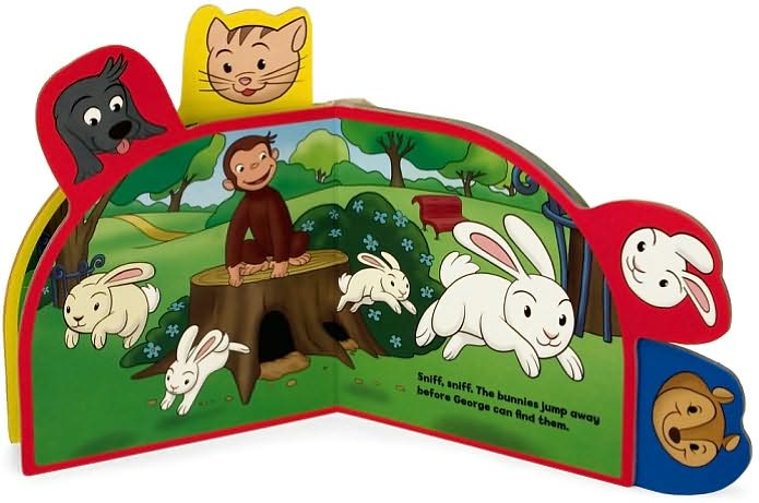 Curious George Hide-and-Seek (CGTV Tabbed Board Book)