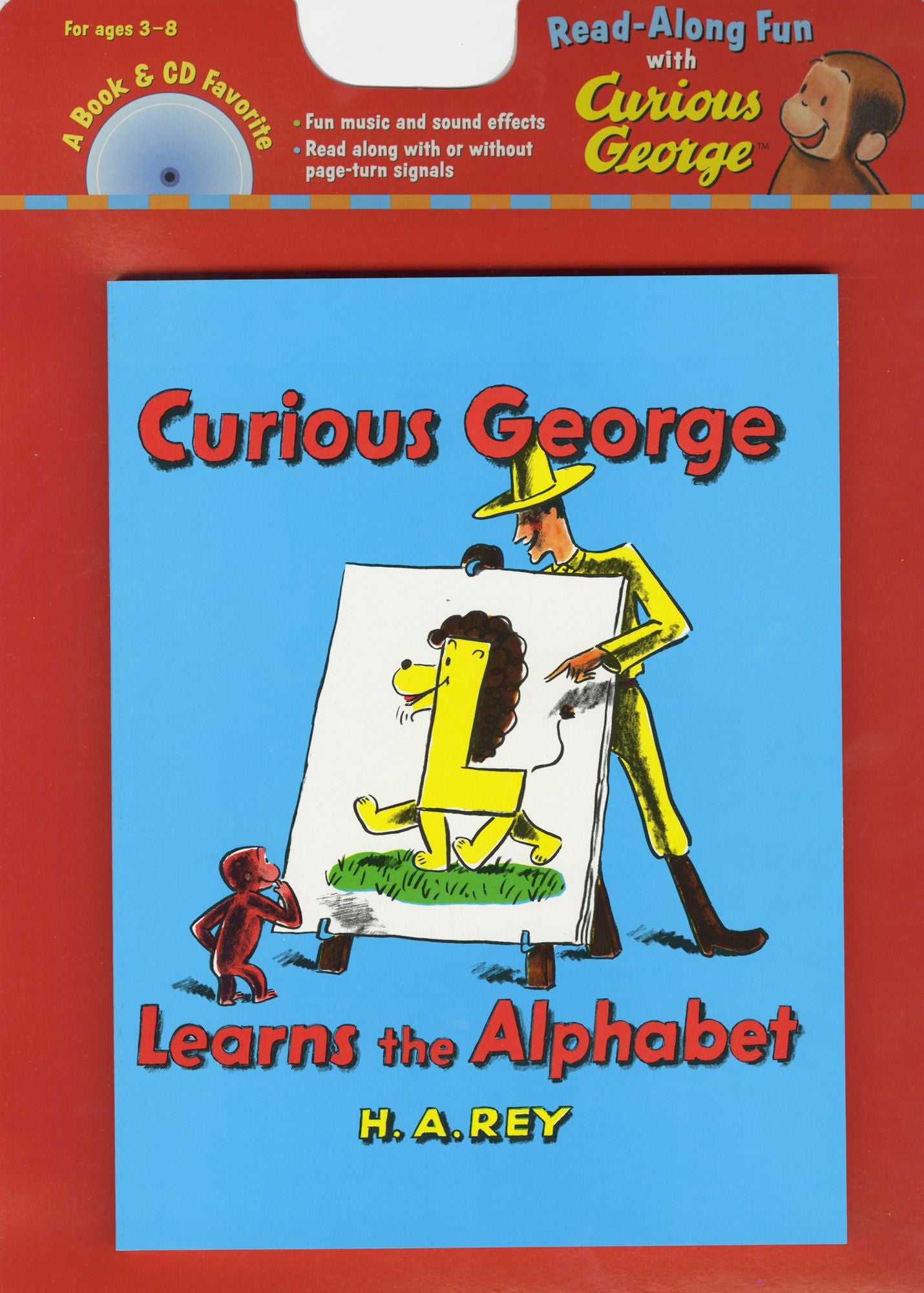 Curious George Learns the Alphabet Book and CD