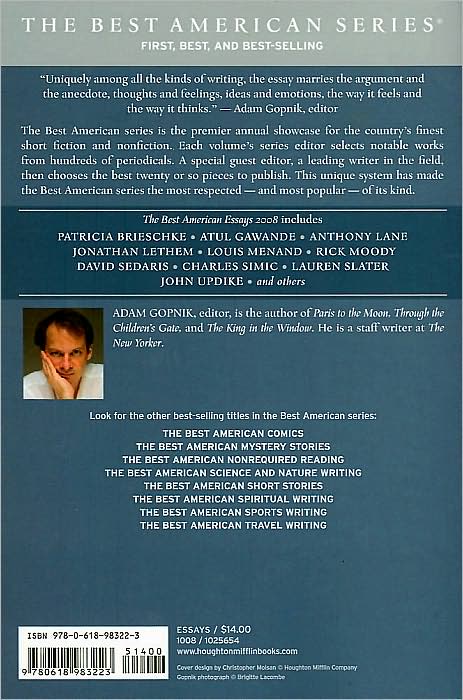 The Best American Essays 2008