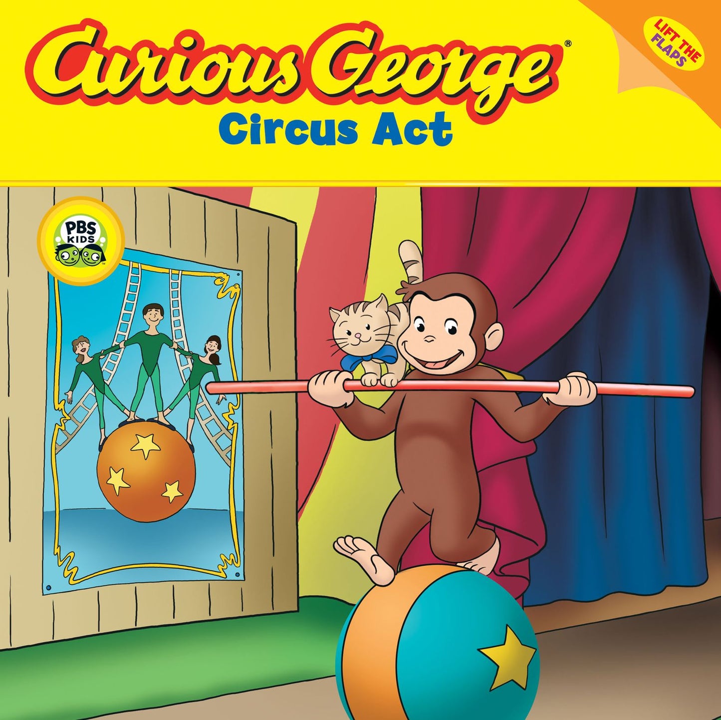 Curious George Circus Act (CGTV Lift-the-flap 8x8)